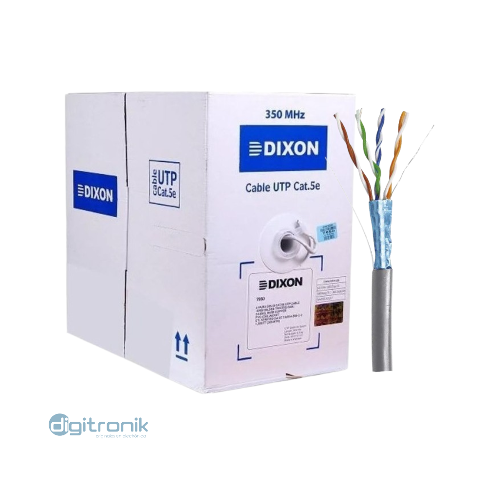 CABLE UTP DIXON CAT.5E 4P X 24AWG 305M 8040 LSZH