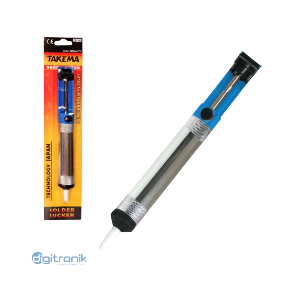 SUCCIONADOR TAKEMA PEQUEÑO PLASTICO/ METAL ZD-190