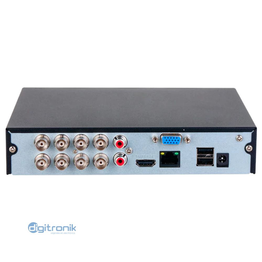 DAHUA DH-XVR1B08-I/T DVR 8CH 720P PENTAHIBRIDO WIZSENSE 1 HDD AUDIO DOBLE VIA