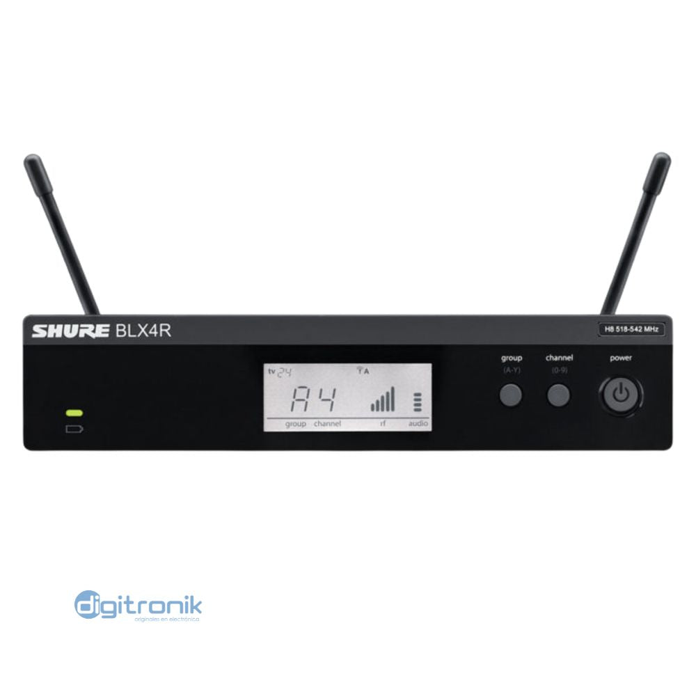 SISTEMA INALAMBRICO DE MANO CON SM58 SHURE BLX24R/SM58