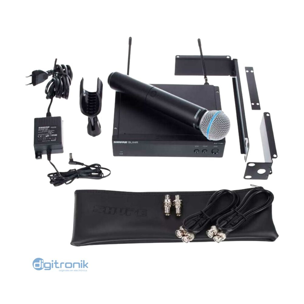 SISTEMA INALAMBRICO DE MANO CON BETA 58 SHURE BLX24R/B58