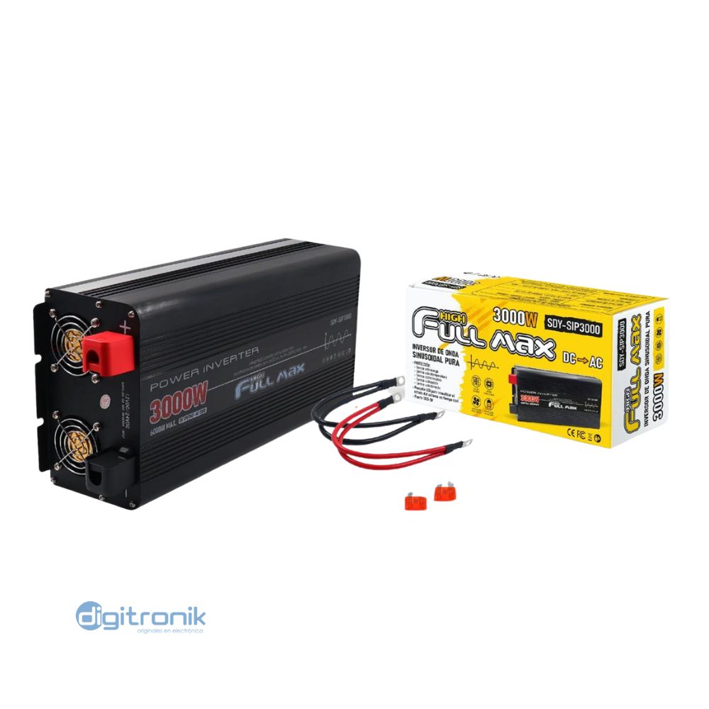 INVERSOR DE ONDA SENOIDAL PURO 3000W 12V/24V ZZ-SDY-SIP3000