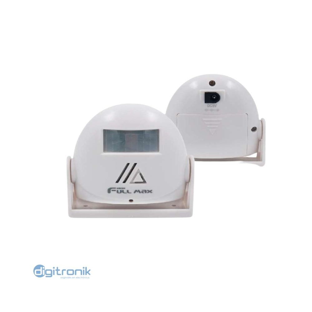 TIMBRE C/ SENSOR DE MOVIMIENTO Y BIENVENIDA ZZ-5301