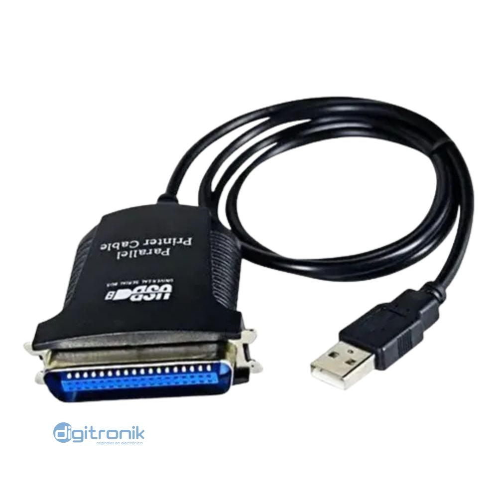 CABLE ADAPTADOR USB A PARALELO 36 PIN 1MTS PE-PC0041