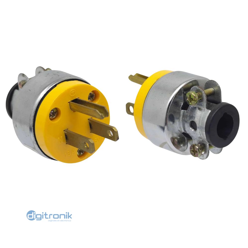 ENCHUFE 15 AMP OPALUX C/TOMATIERRA C/CUBIERTA MET. 50102