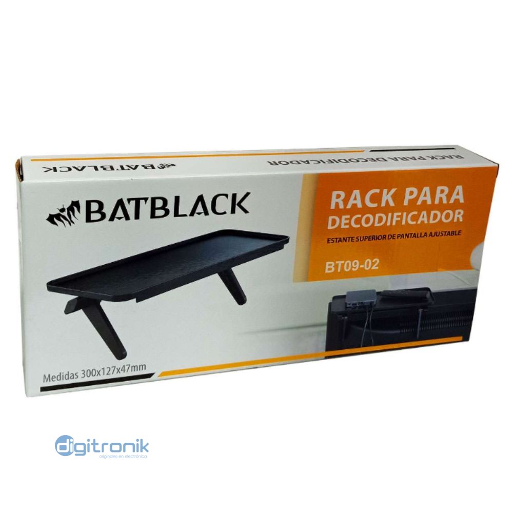 BANDEJA ESTANTE PARA ROUTER DECO BATBLACK BT09-02