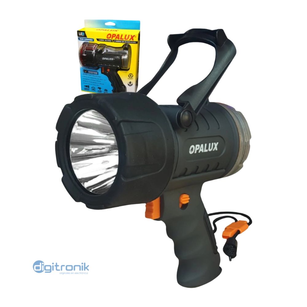 FARO PIRATA 12W 1000LM LUZ BLANCA BAT LITIO 3.7V OPALUX OP-LM1735-1