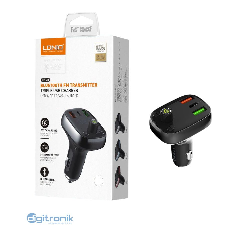 RECEPTOR BLUETOOTH PARA AUTO LDNIO C704Q
