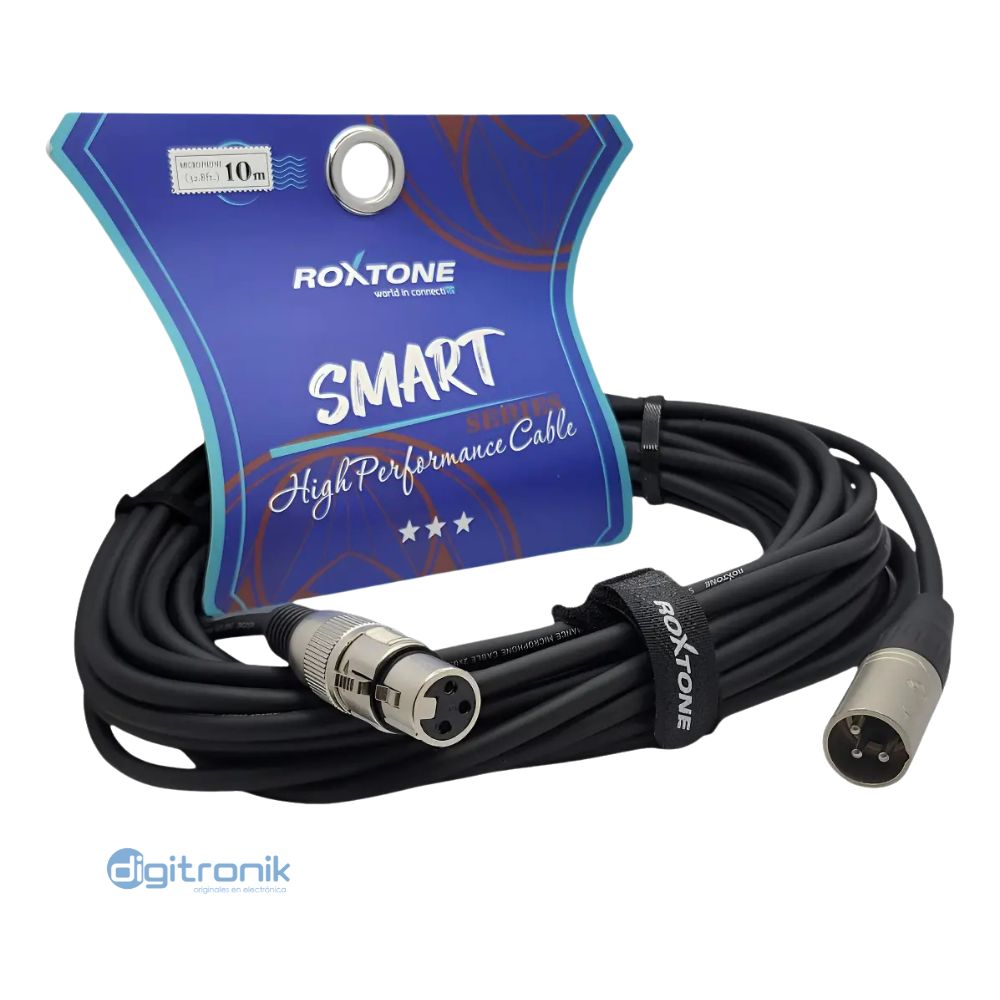 CABLE CANON XLR MACHO A HEMBRA 10 MTS SMXX200L10