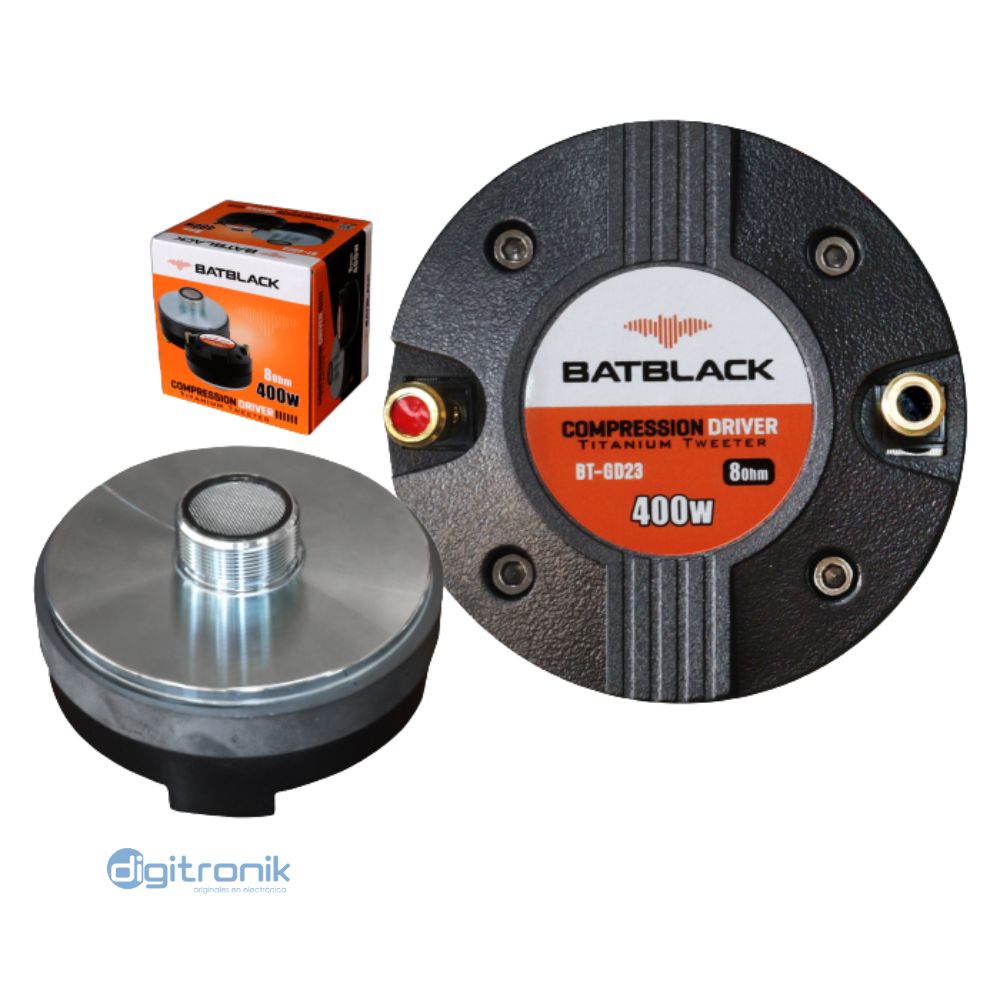 DRIVER TITANIUM TWEETER 8 0H 400W BATBLACK BT-GD23
