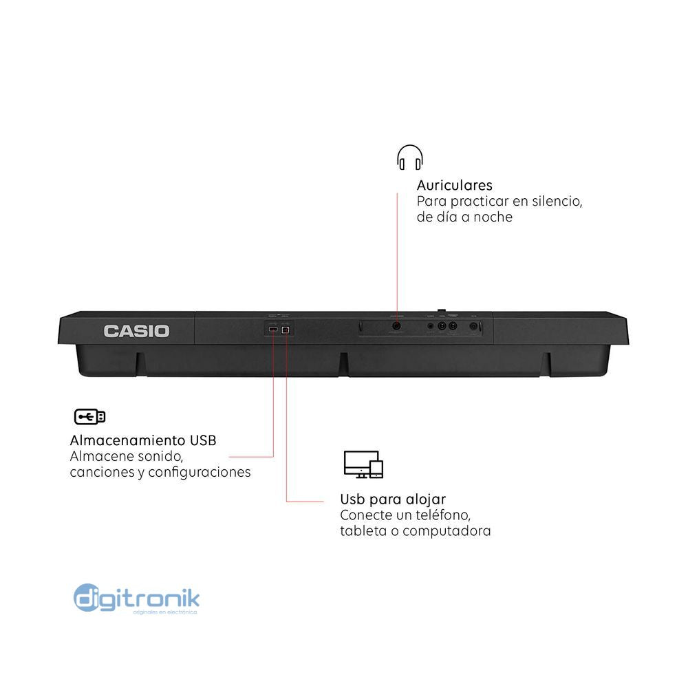 TECLADO ELECTRONICO CT-X3000C2 CASIO