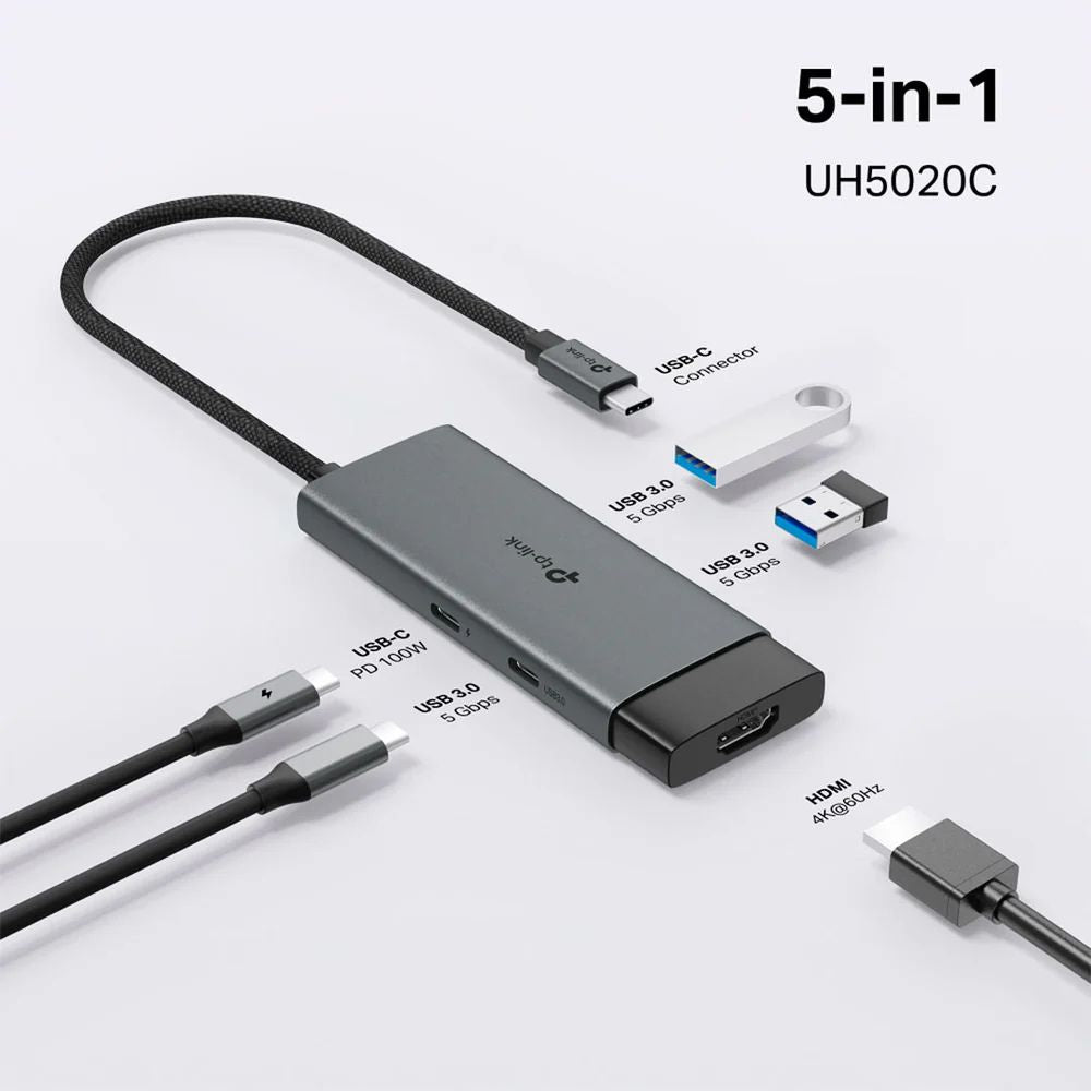 HUB USB TIPO C 5 EN 1 TP-LINK UH5020C