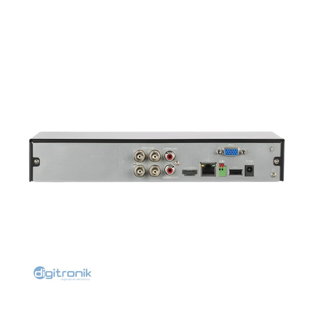 DAHUA DH-XVR5104HS-I3/T DVR 4CH PENTABRIDO 1080P WIZSENSE 1HDD AUDIO DOBLE VIA