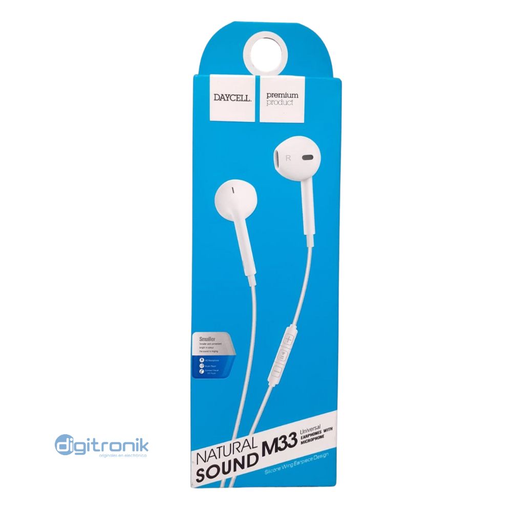 AUDIFONO DAYCELL M33 3.5MM