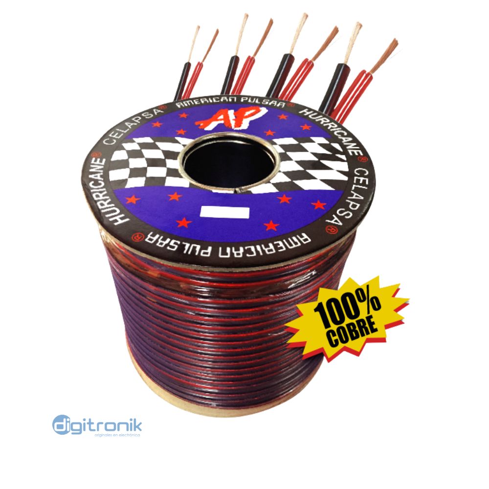 CABLE R-N TRANSP N°16 HURRICANE AP-16T (100M)