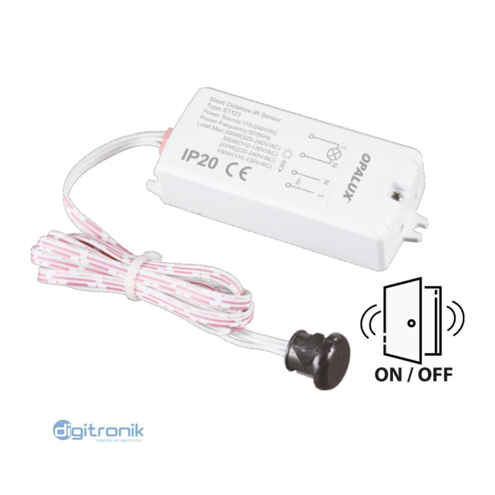 SENSOR DE MOVIMIENTO "OPALUX" 360° DE 6MTS ST-24B