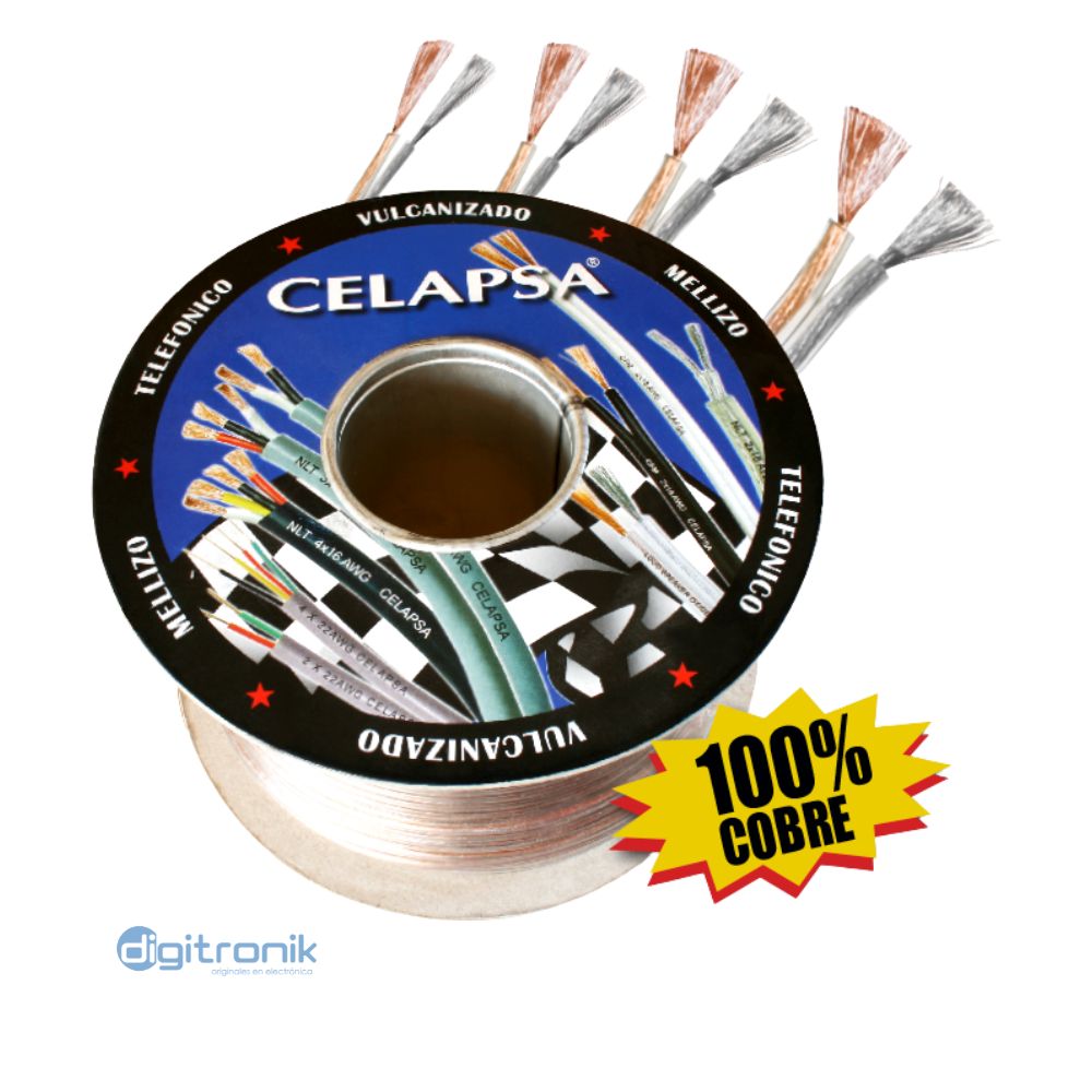 CABLE MELLIZO CRISTAL Nº20 HURRICANE AP-20C (100M)