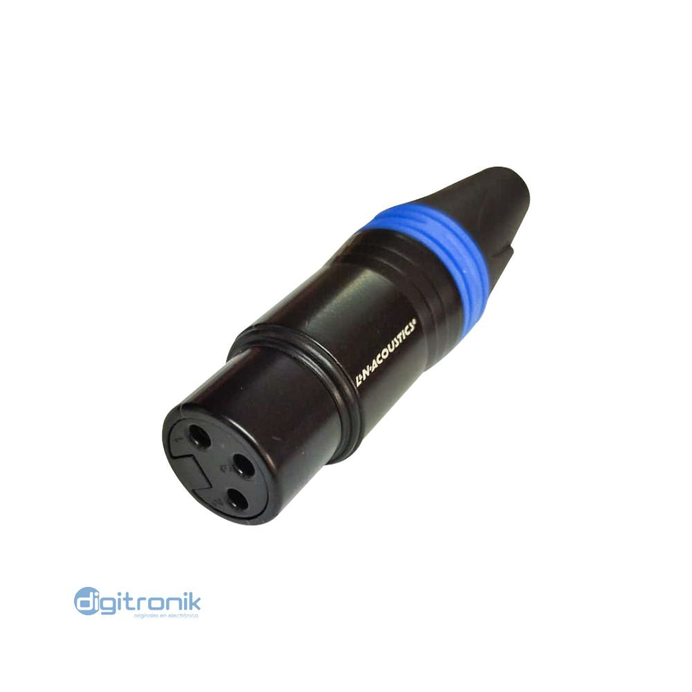 JACK XLR - BLUE RING L&N ACOUSTICS LN-1031-2BL