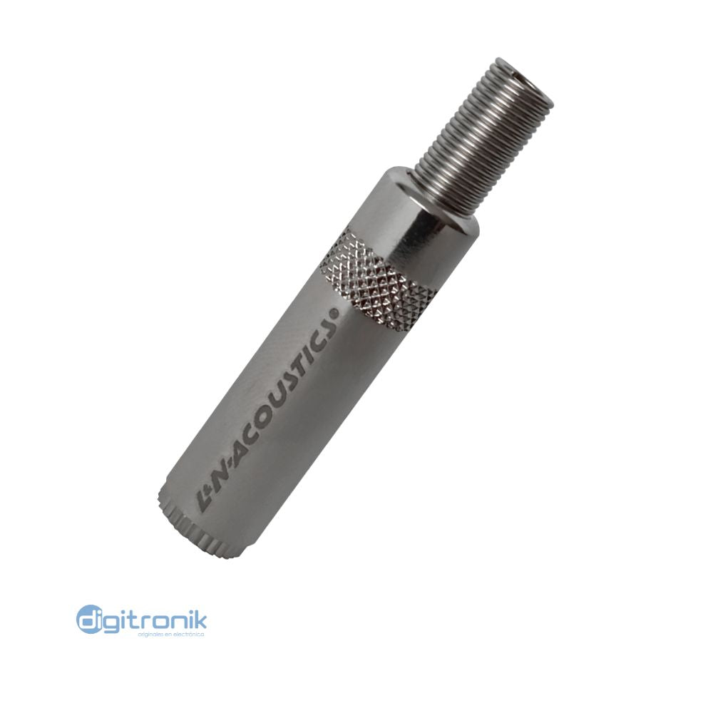 JACK 3.5MM CON RESORTE PLATEADO L&N-ACOUSTICS LN-158-2