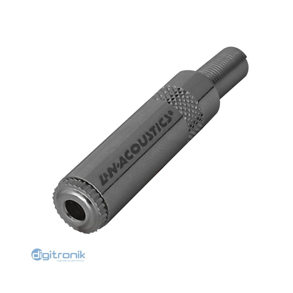 JACK 3.5MM CON RESORTE PLATEADO L&N-ACOUSTICS LN-158-2