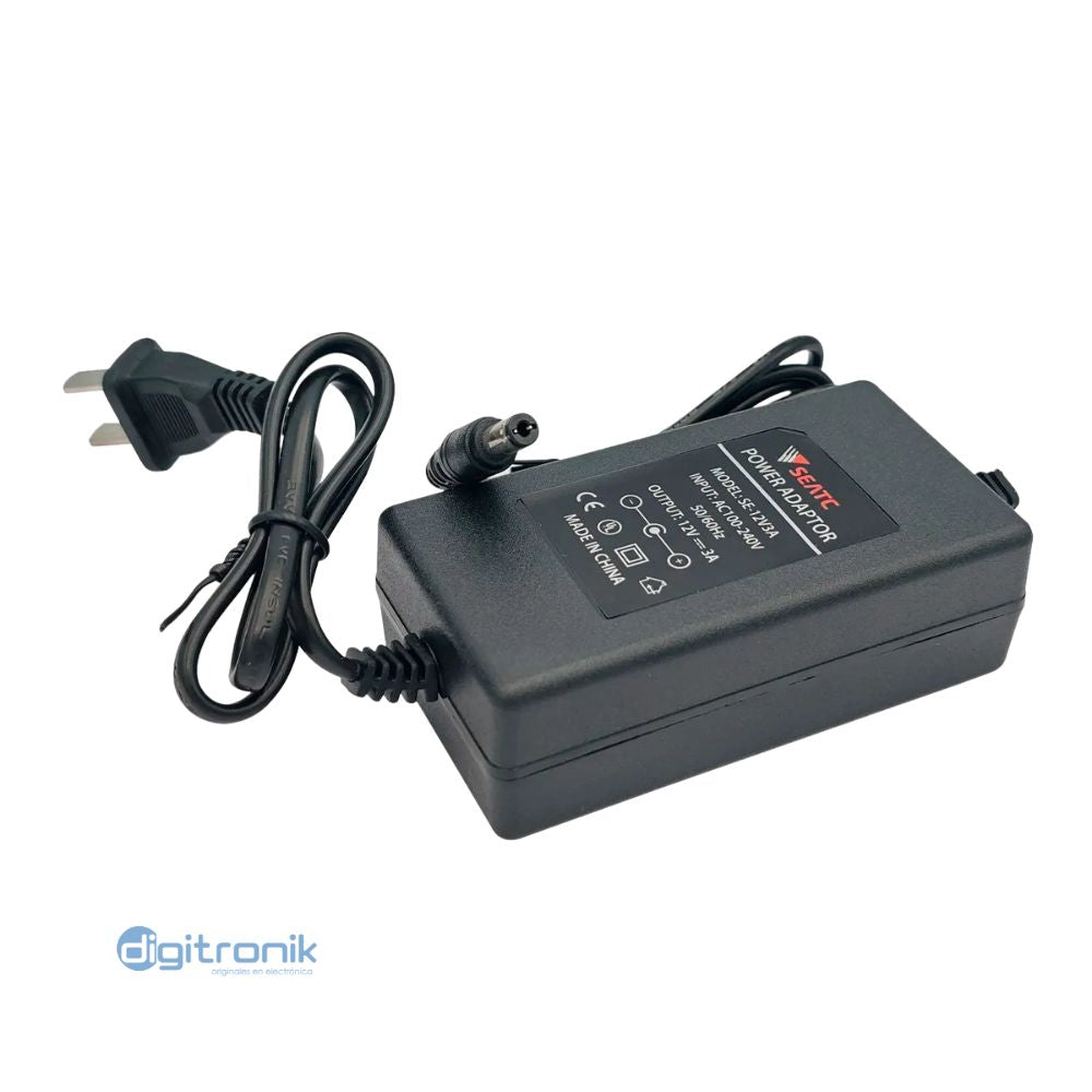 SEATC FUENTE DE PODER 12V 3A SE-12V3A