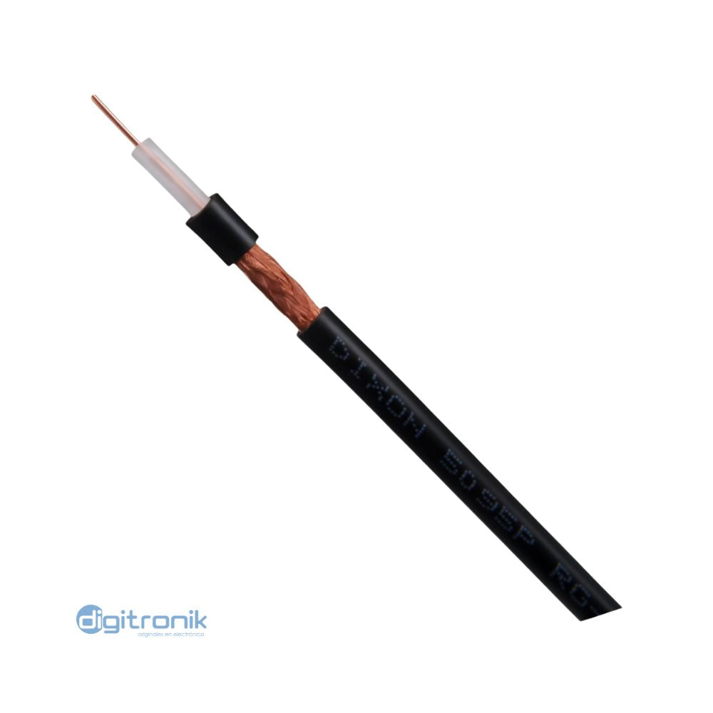 CABLE COAXIAL HURRICANE 90% COBRE SOLIDO RG-58