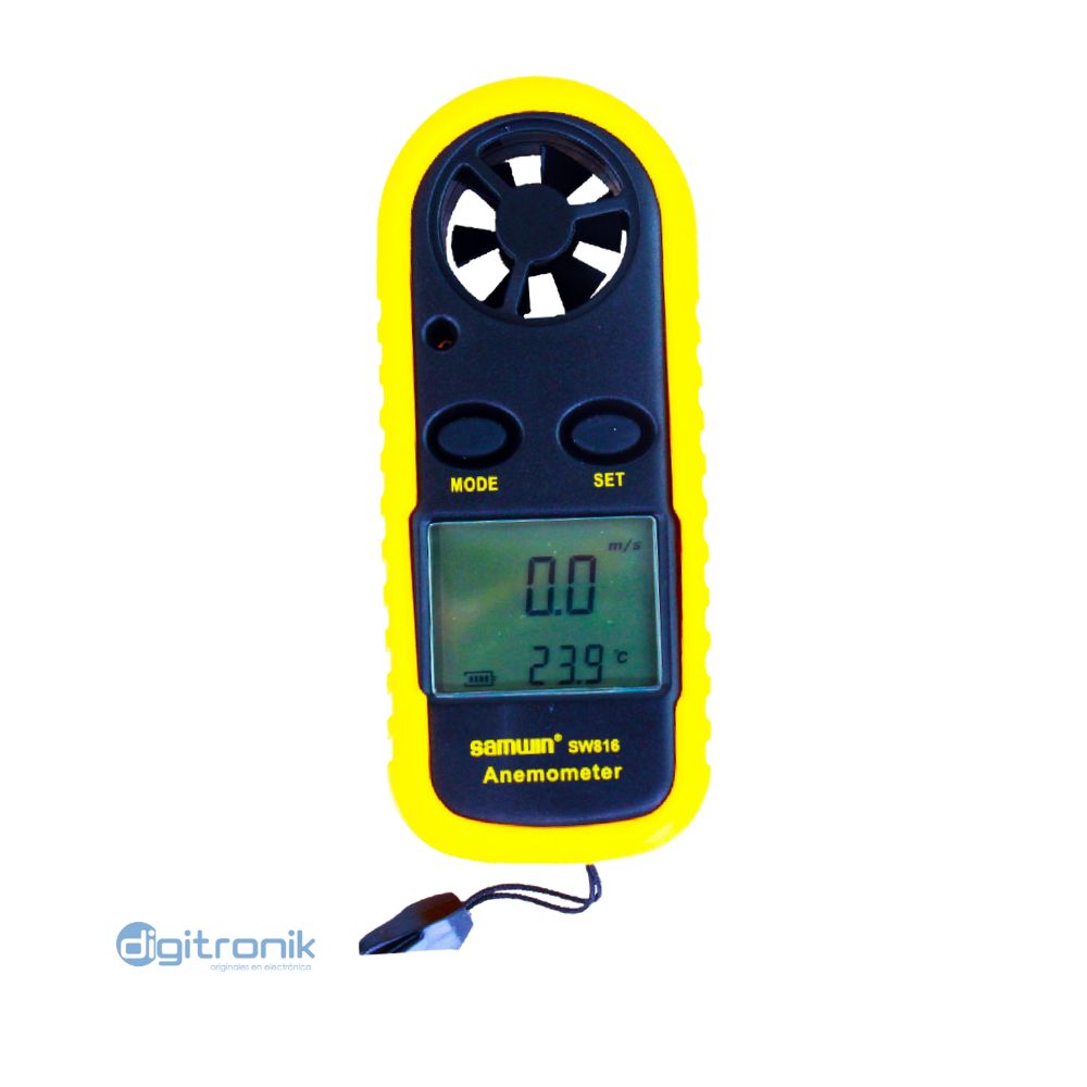 MEDIDOR D/TEMPERATURA 10°C-45°C PRECISION VELOCIDAD +- SAMWN SW816