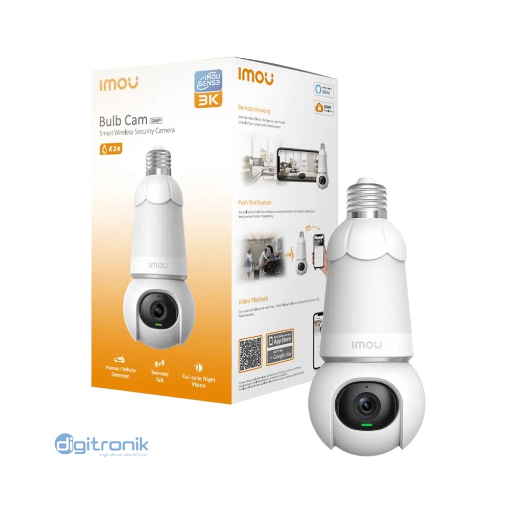 IMOU IPC-SC6DN-5M0WEB IP WIFI BULB CAM 5MP PT LED25M E27
