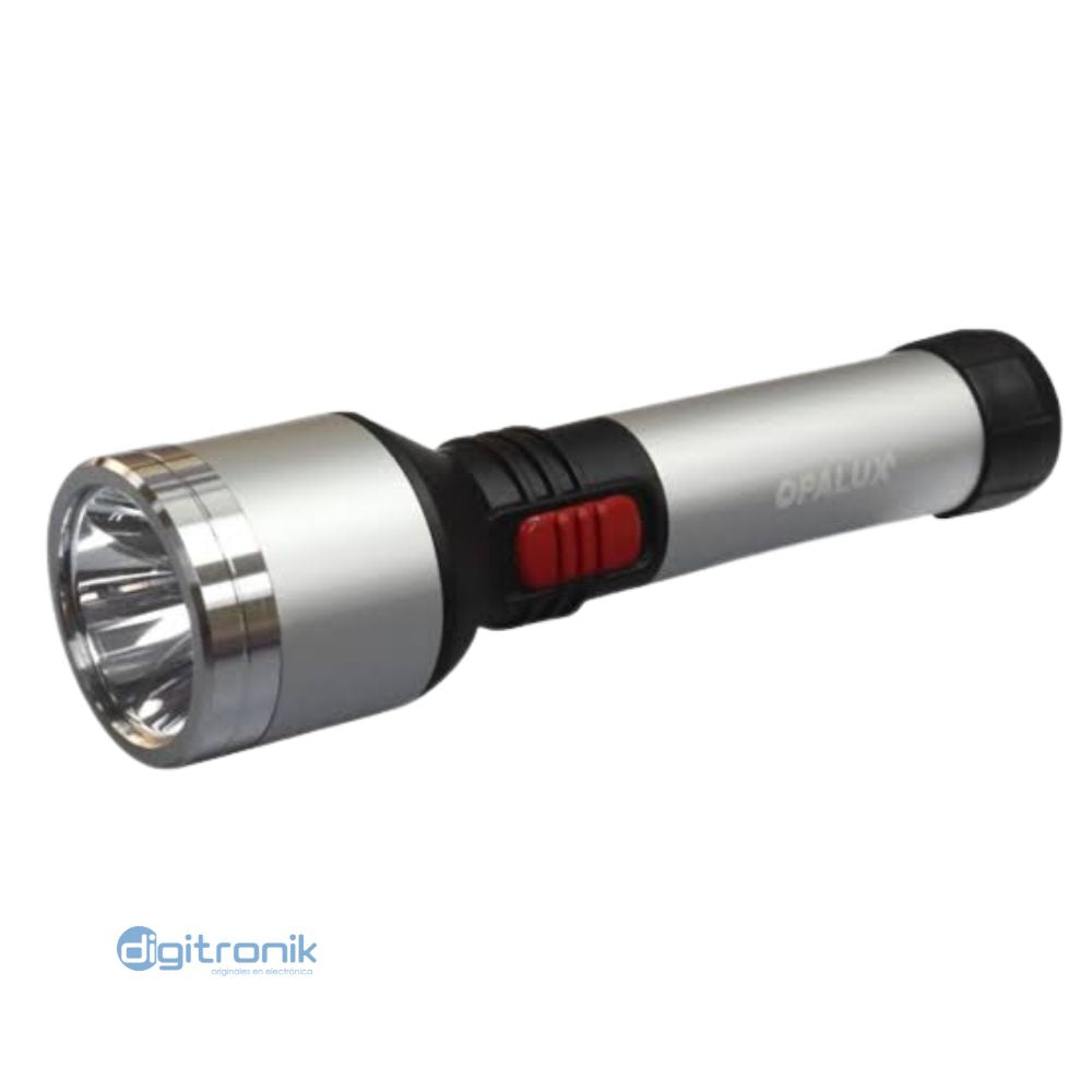 LINTERNA LED RECARGABLE 3W OPALUX 100 LM OP-L4816B