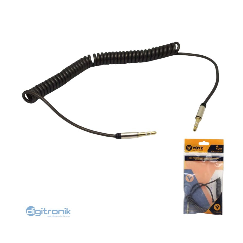 CABLE EXTENSOR PLUG 3.5MM A PLUG 3.5MM VOYZ VZ-228NG