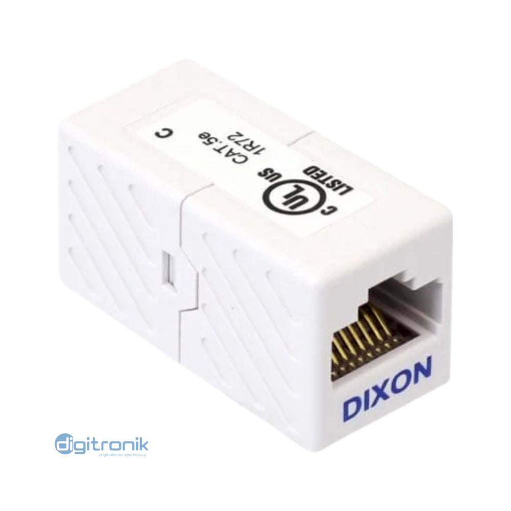 ACOPLADOR UNION RJ45-RJ45 CAT5E BLANCO DIXON JE315A-CE/WH