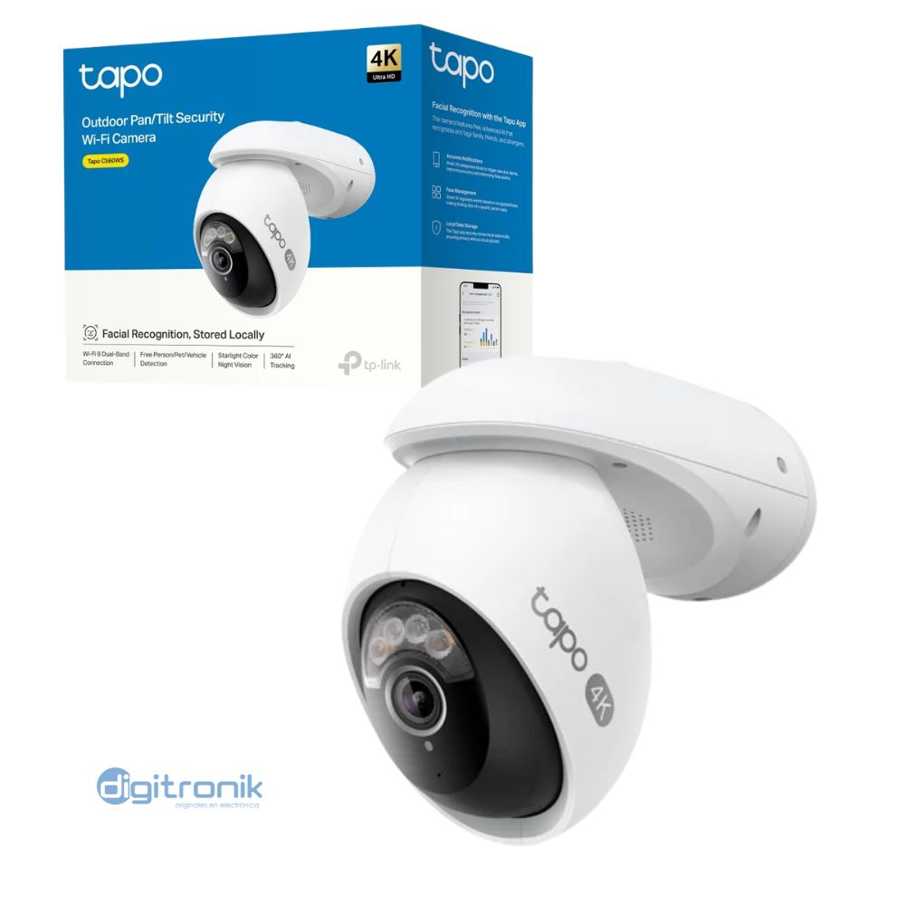 TP-LINK TAPO C560WS CAMARA WI-FI OUTDOOR 8MP PAN/TILT