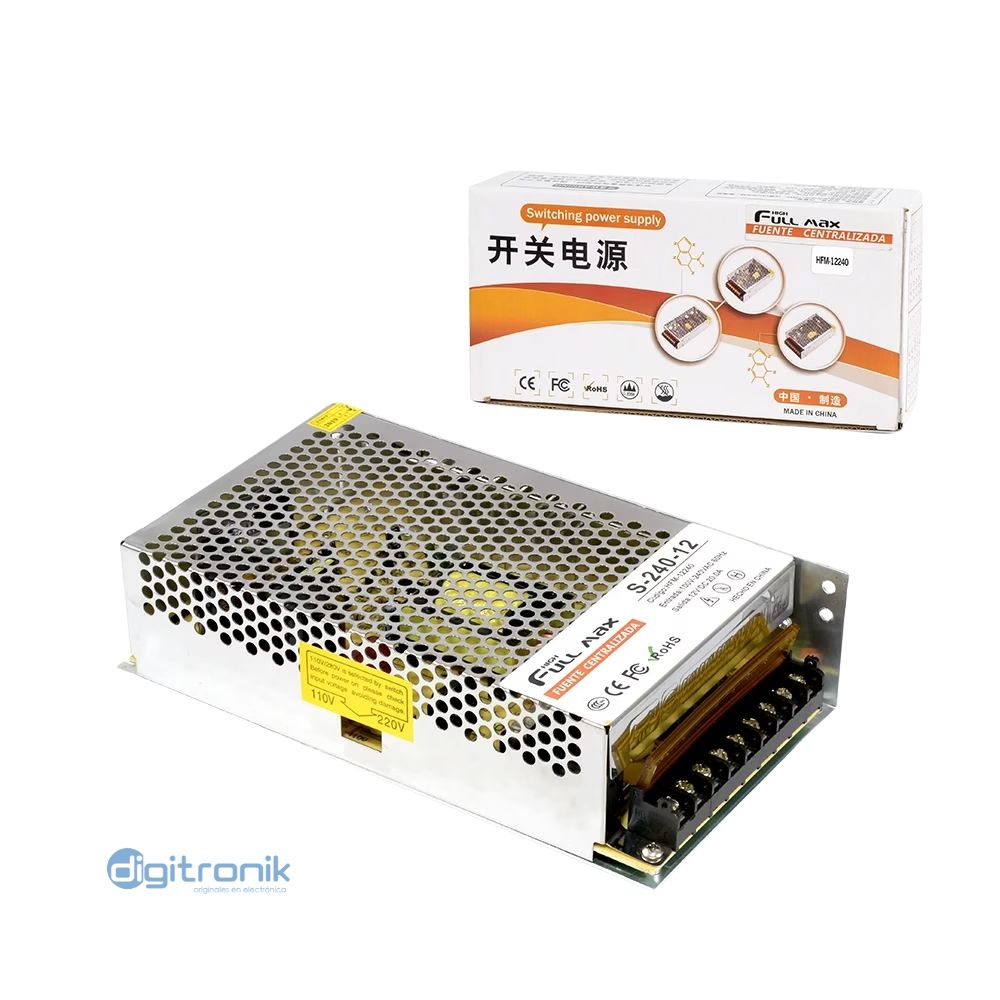 FUENTE DE ALIMENTACION 12V 20A ZZ-HFM-12240-F