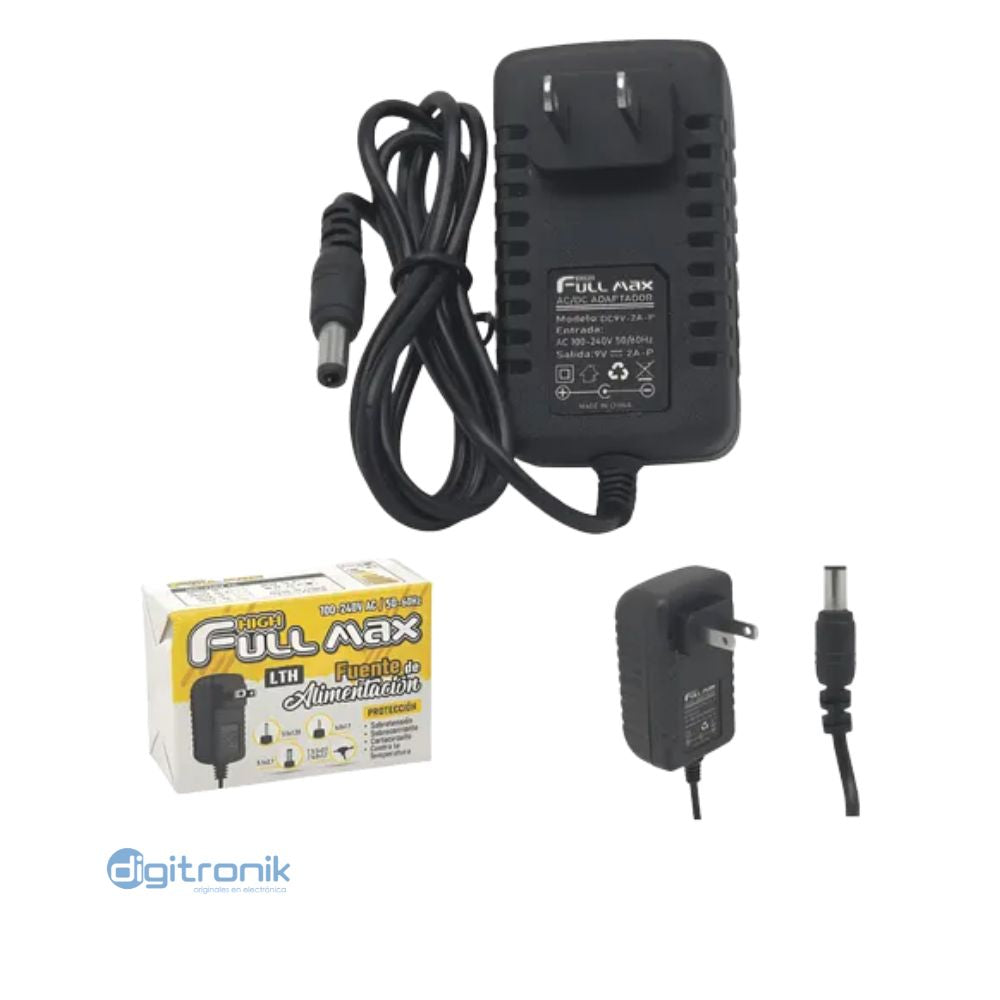 ADAPTADOR 9V 2A 5.5X2.1MM POLARIDAD INV ZZ-LTH-9V2A-P (HFM)