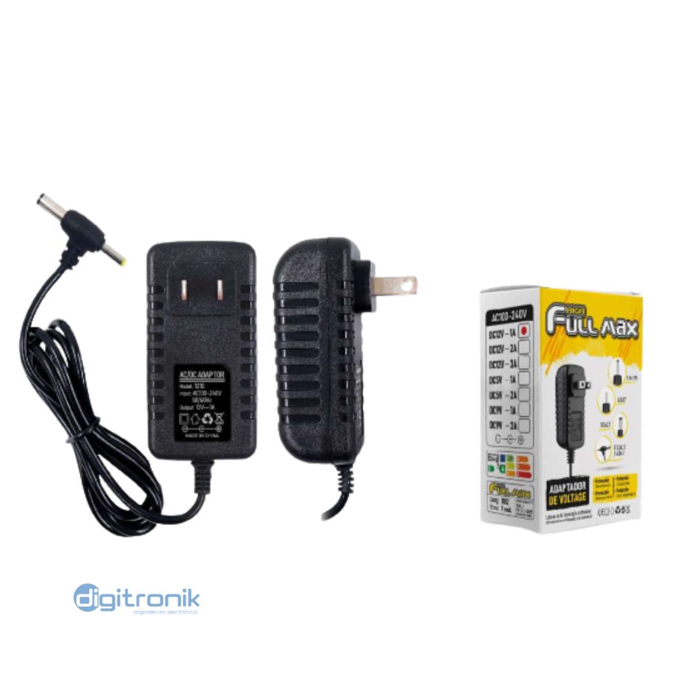 ADAPTADOR 12V 1A 5.5X2.1MM ZZ-DC12V-1A