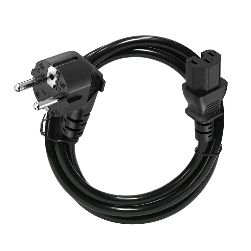 CABLE PODER SCHUKO A NEMA C15 14AWG 1.8M 16A NETCOM PE-AC0014