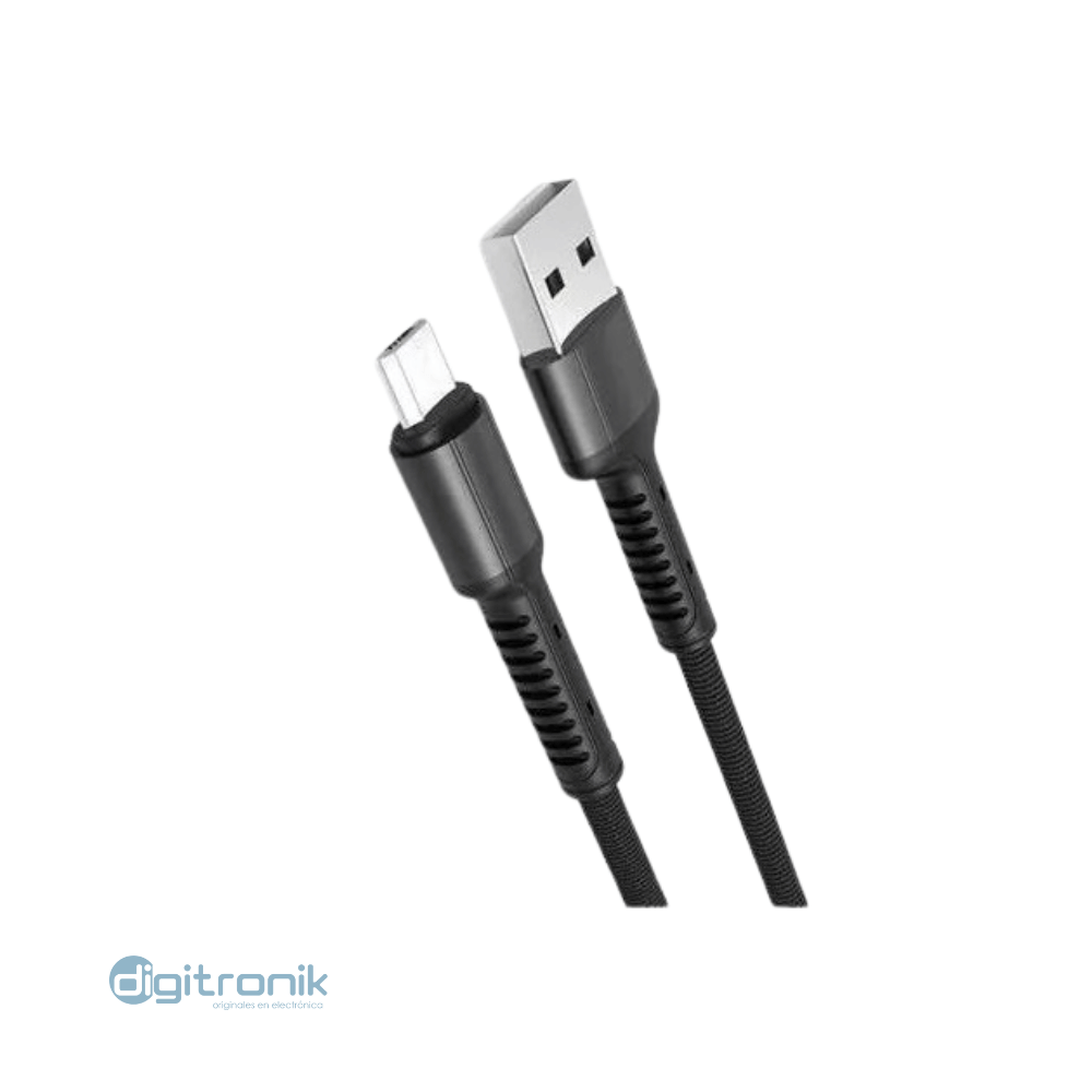 Cable de datos y carga rápida 2.4A micro USB V8 LDNIO 2M LS63