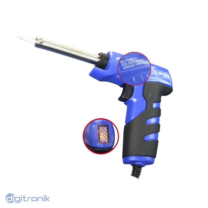 CAUTIN TIPO PISTOLA TAKEMA 30/70W 220VAC ZD-723B