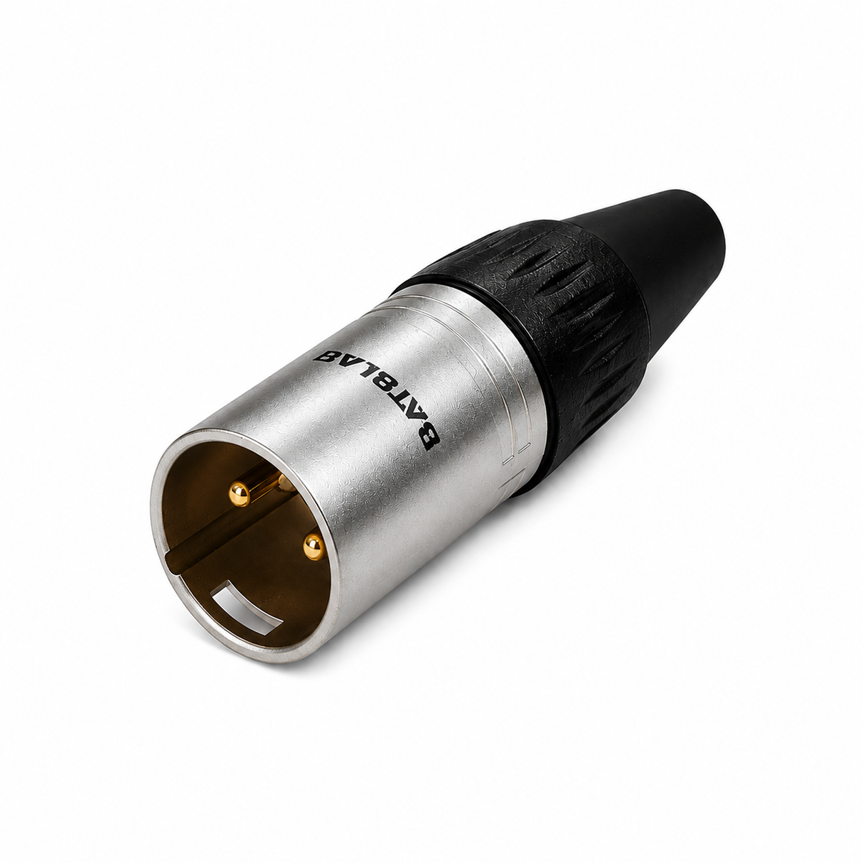 CONECTOR XLR MACHO BATBLACK NEGRO LA1056MF-NG