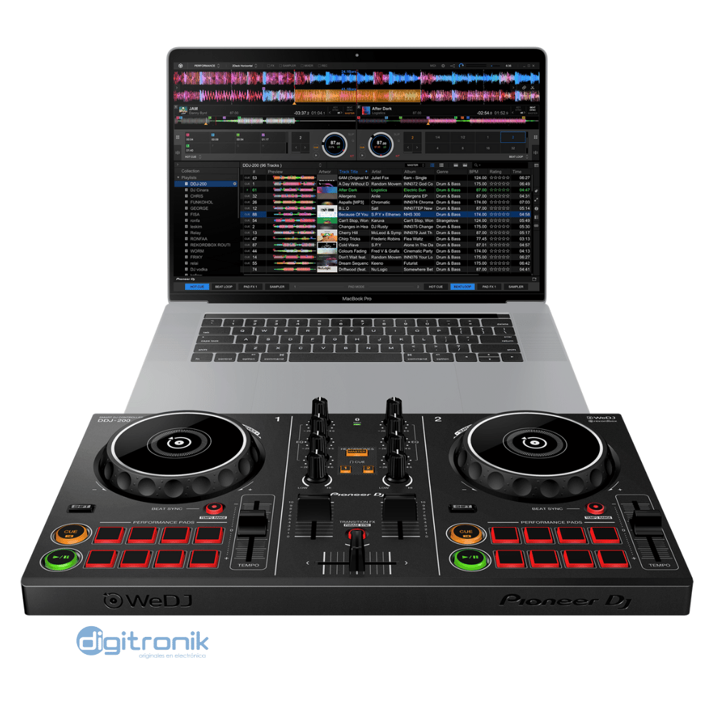 PIONEER DJ CONTROLADOR DDJ-200