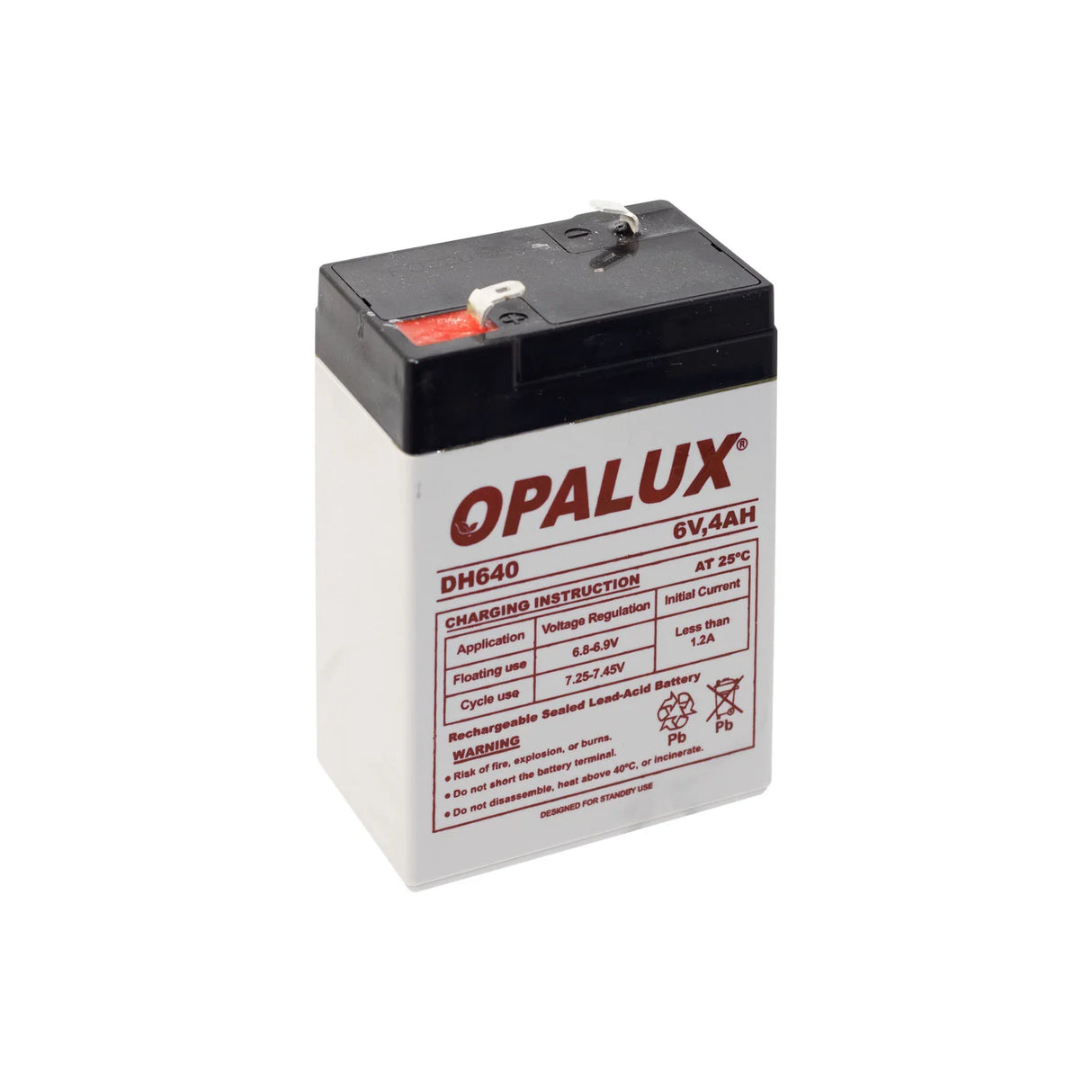 Batería Seca 6V 4AH DH-640 OPALUX