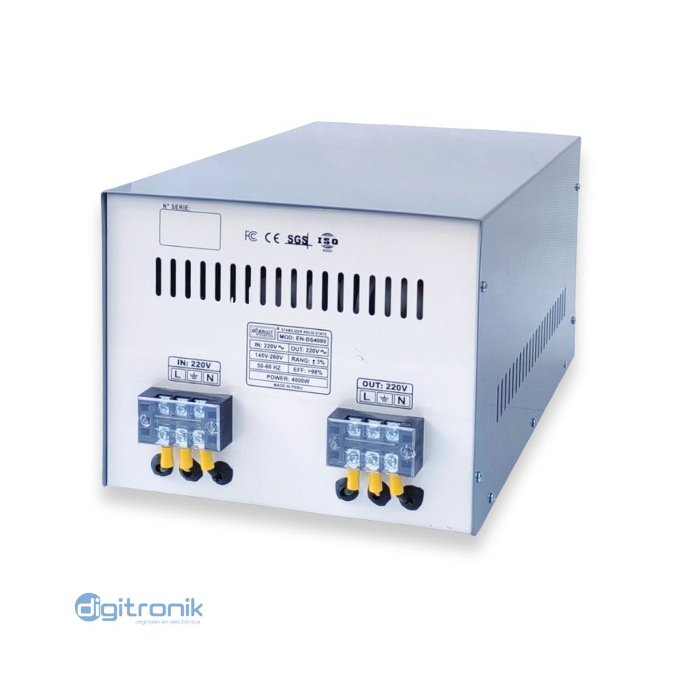 ESTABILIZADOR SOLIDO 4000W ENERGIT EN-DS4000