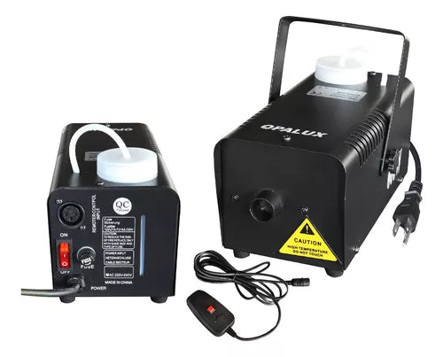 MAQUINA DE HUMO 600W OPALUX CON CONTROL MANUAL OP-S018