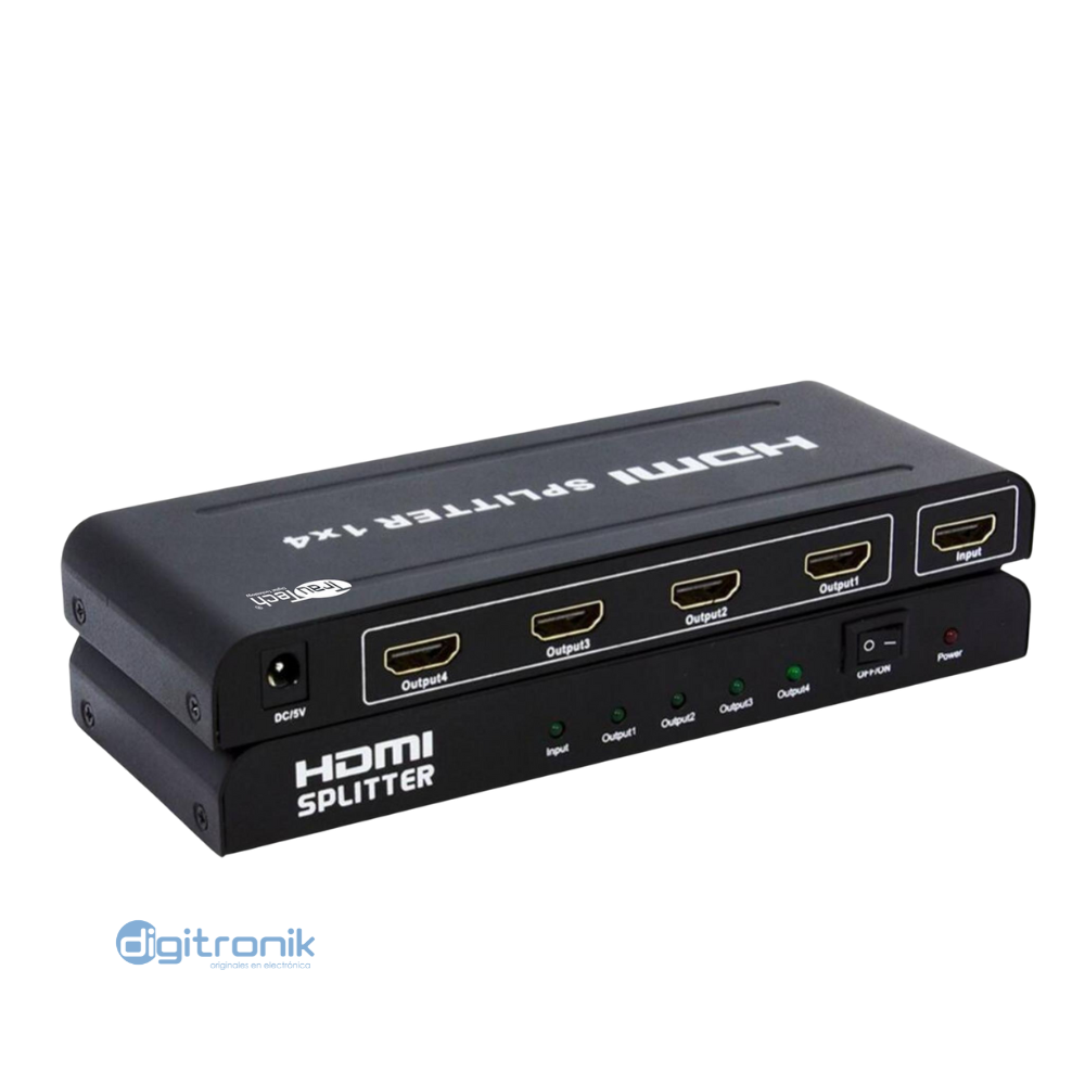SPLITER HDMI 3D V 1.3 1X4 TRAUTECH PE-HD0061