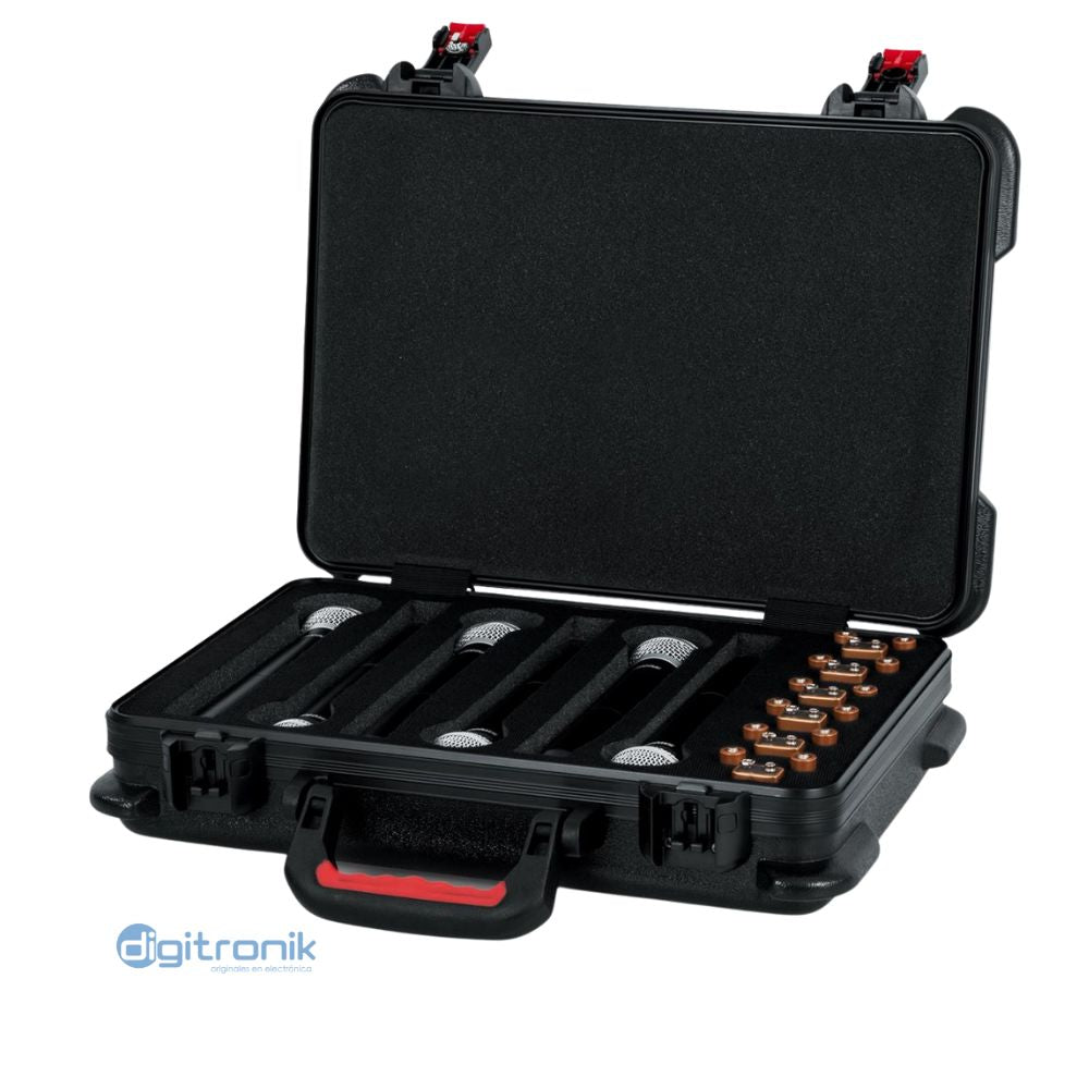 CASE PARA 6 MICROFONO INALAMBRICO GATOR GTSA-MICW6