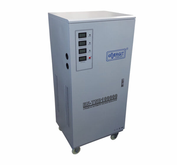 ESTABILIZADOR SERVOMOTOR TRIFASICO 100KVA IN: 380+N VAC OUT: 380+N VAC - DIGITAL ENRGIT EN-TND100000