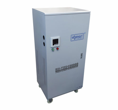 ESTABILIZADOR SERVOMOTOR TRIFASICO 100KVA IN: 380+N VAC OUT: 380+N VAC - DIGITAL ENRGIT EN-TND100000