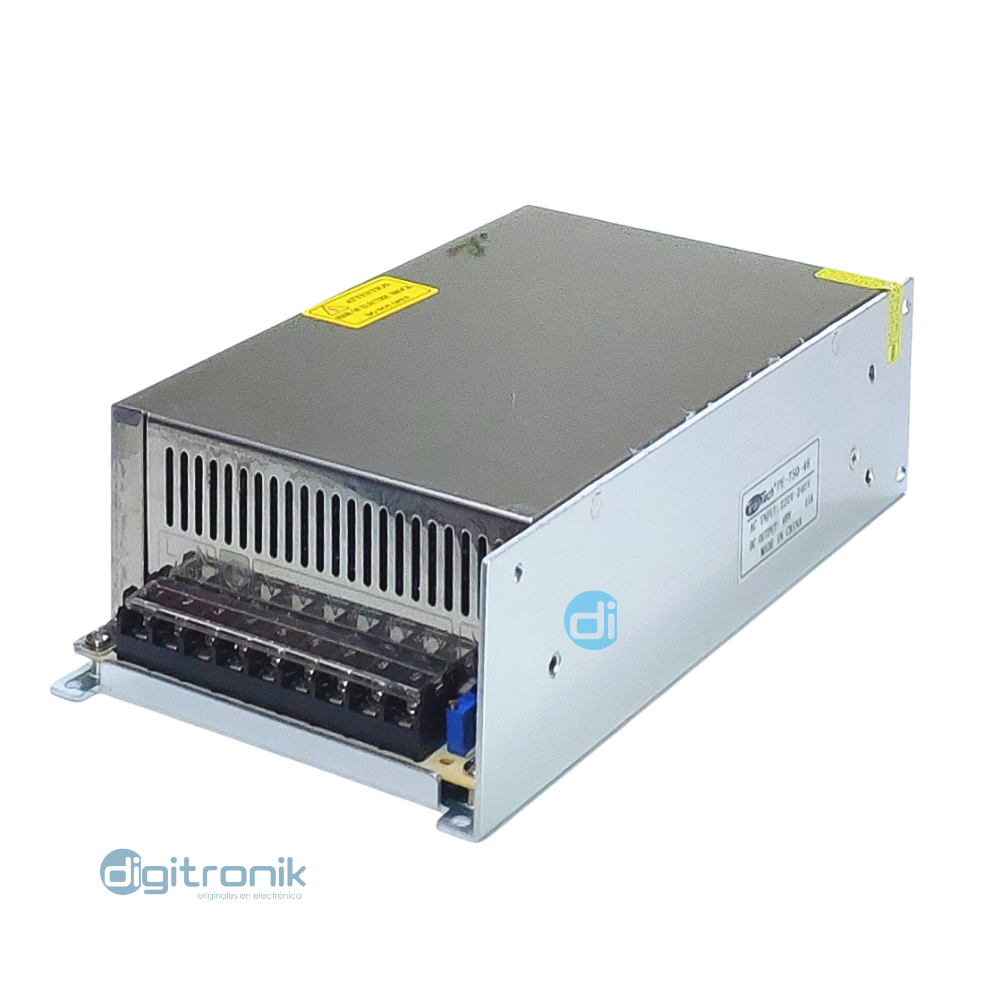 FUENTE DE ALIMENTACION SWITCHING METALICA 48V 15A 750W PE-750-48