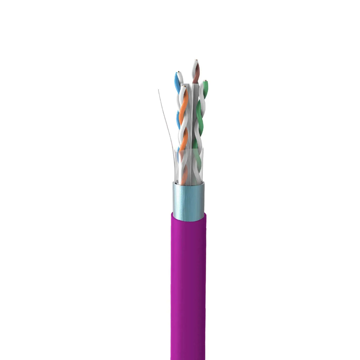 CABLE CAT6A SATRA F/UTP-LSZH-3-22 23AWG VIOLETA 305MTS