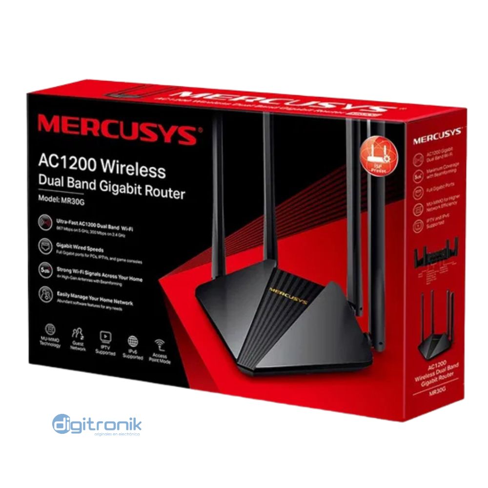 MERCUSYS ROUTER MR30G AC1200